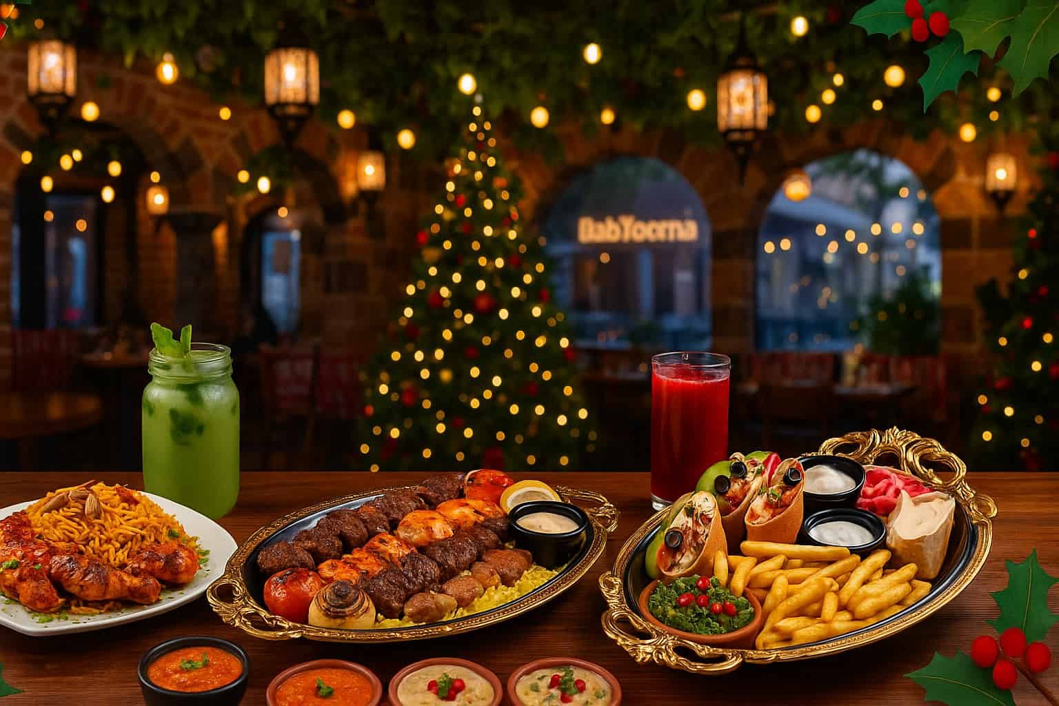 Christmas sharing feast at BabTooma